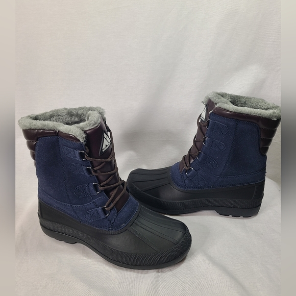 Mishansha Mens Winter boots Size 9- New - Picture 1 of 7